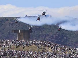 Crónica de un cielo en llamas: así fue el Festival Aéreo de Gijón que encandiló a 300.000 personas