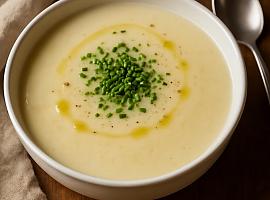 Recetas de una abuela asturiana: La Vichyssoise a lo asturianu (que inventé yo sin querer queriendo)