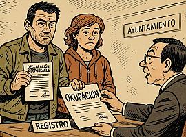  "Hola, veníamos a registrar una okupación": la surrealista escena vivida en el Ayuntamiento de Langreo