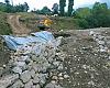 El Gobierno de Asturias blinda el saneamiento del Alto Aller con una escollera que pondrá fin a los vertidos al río
