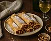 Frixuelinos rellenos de compota de manzana a la sidra, con toque de nuez (el dulce de San Mateo)