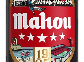 Mahou Cinco Estrellas rinde homenaje al Sporting con una edición especial por su 120 aniversario