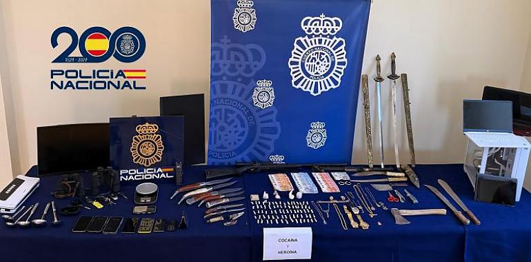 Golpe histórico al narcotráfico en Avilés: la Policía desmantela una macrofinca fortificada que funcionaba como búnker de la droga