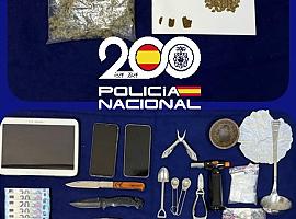 La Policía Nacional desmantela dos narcopisos en Avilés gracias a la colaboración vecinal
