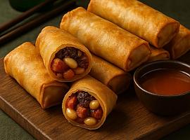 Recetas de una abuela asturiana: Rollín Astur-Chino (antes de que nos coman los chinos, comámoslos nosotros)