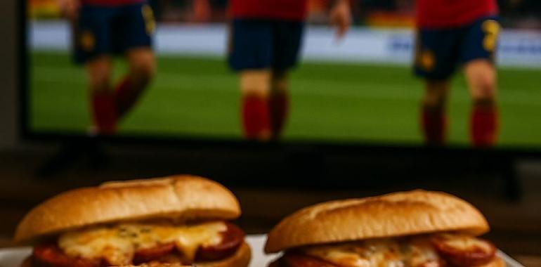 Recetas de una abula asturiana: Bocadinos de llingueta y queso fundíu (pa ver a España con alegría)