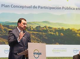 Barbón: “La red de hidrógeno de Enagás será una palanca de futuro que situará a Asturias al frente de la economía verde española”