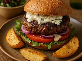 Recetas de una abuela asturiana: Hamburguesa a la asturiana (pa fartucar sin quedar gordu como Trump)