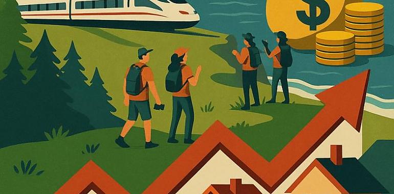 El efecto AVE: Asturias gana millones con el turismo, pero paga el precio en vivienda y equilibrio social