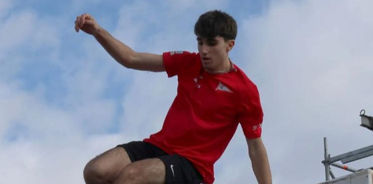 Marcos Suárez Cancio hace historia: primer asturiano campeón de España de Parkour