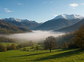 Asturias vivirá un “puente primaveral”: temperaturas de hasta 20 ºC, nieblas traicioneras y la nieve en retroceso