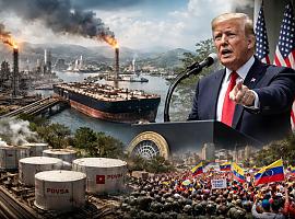 Trump va a por el petróleo de Venezuela: anuncia la entrega de hasta 50 millones de barriles y se atribuye el control del dinero