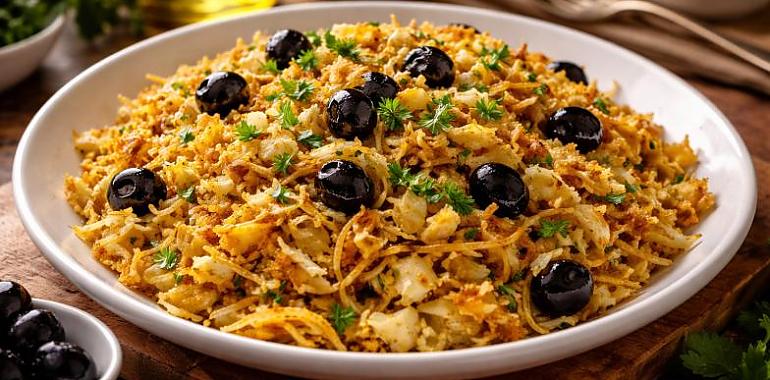 Recetas de una abuela asturiana: Bacallá a la lisboeta (la aprendí en el viaxe de novios)