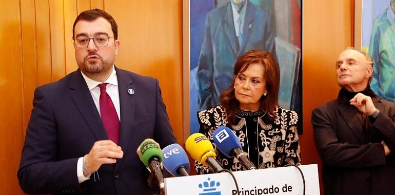 Barbón rescata el espíritu combativo de Areces y lanza un aviso a la Asturias de hoy: “Rendirse no es una opción”