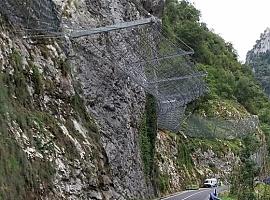 Asturias blinda sus carreteras frente a desprendimientos: 2,6 millones para reforzar mallas, barreras y taludes