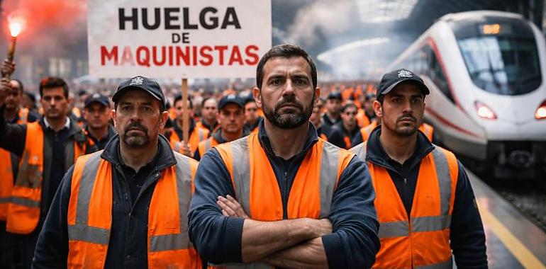 Asturias se suma al paro de maquinistas porque el sector entiende que, tras Adamuz y Gelida, seguir como si nada sería jugar a la ruleta
