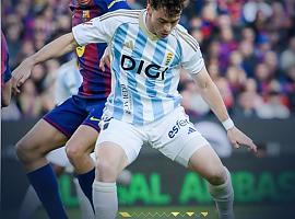 Un Oviedo de más a menos cae derrotado en el Spotify Camp Nou