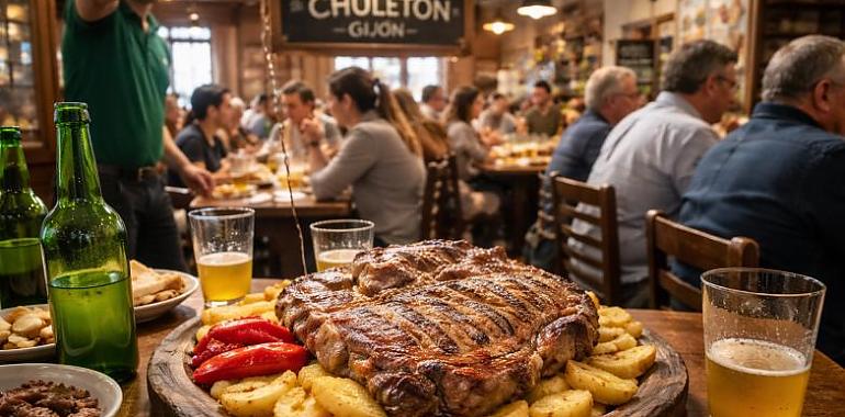 Gijón se rinde al chuletón: cinco sidrerías se disputan el ‘sold out’ en unas jornadas que llegan hasta el 8 de febrero
