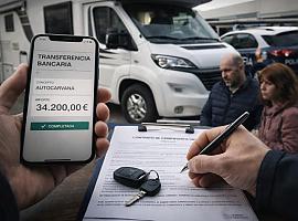 Cazado en Pola de Siero el estafador de las autocaravanas: fingía transferencias y se llevaba el vehículo sin pagar