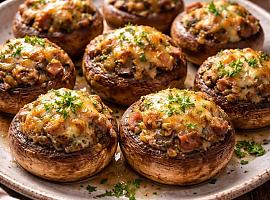 Recetas de una abuela asturiana: Champiñones rellenos (Pa picar y quedar como una reina, cielín)