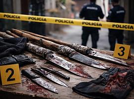 Lanzas artesanales, machetes y un patrón de violencia: el perfil del detenido por la reyerta mortal de Langreo