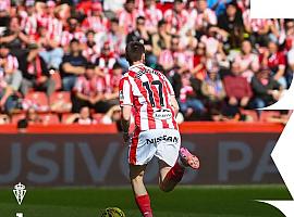 El Sporting empató contra el Real Valladolid (2-2) 