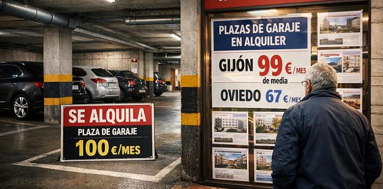El auge silencioso del ladrillo: los garajes se disparan en Asturias y ya rozan los 100 euros al mes