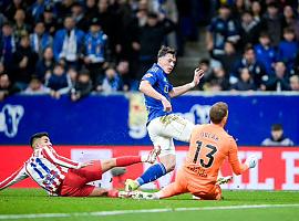 Un gran Real Oviedo cae por la mínima ante el Atlético de Madrid