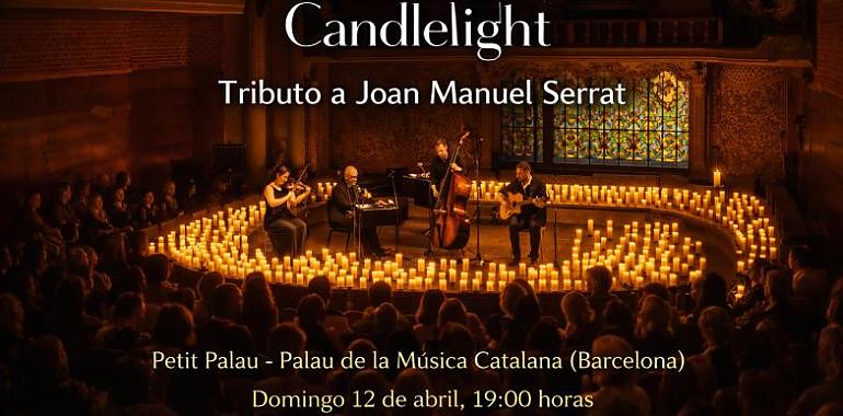 Barcelona se rinde a Serrat a la luz de las velas: un Candlelight íntimo en el corazón del Palau de la Música