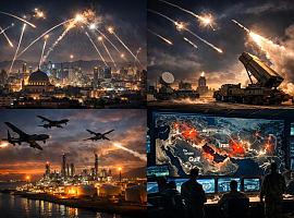 La guerra se ensancha: Trump anuncia una “gran oleada” mientras Israel golpea Teherán e Irán extiende el fuego al Golfo