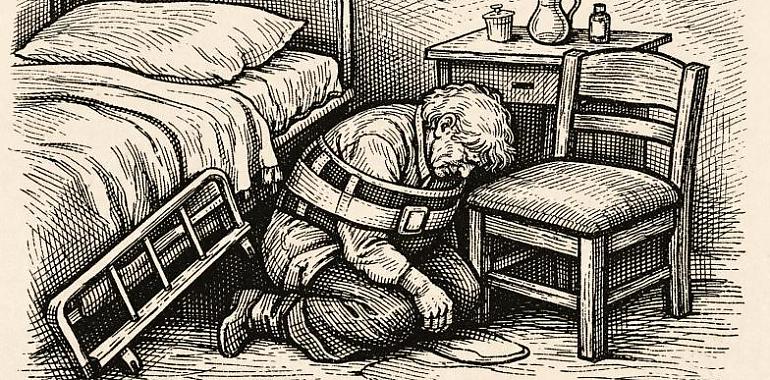 Una barandilla que cede, una cincha que aprieta y una madrugada fatal: investigan la muerte de una anciana de 92 años en una residencia de Siero