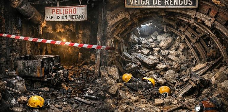 La investigación sobre los accidentes mineros de Degaña y Cangas del Narcea avanza: explosión por extracción clandestina en Zarréu y sin fallos de seguridad en Veiga de Rengos