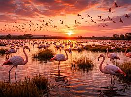 El espectáculo que no sabías que necesitabas: miles de aves alzan el vuelo en el Delta del Ebro en una experiencia única
