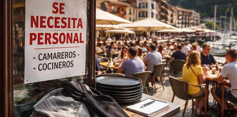 Asturias se queda sin manos para atender el boom turístico: la hostelería y el ocio encadenan vacantes, renuncias y plantillas incompletas