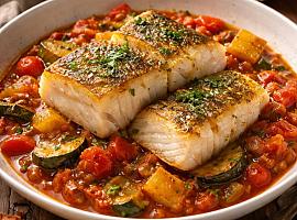 Recetas de una abuela asturiana: Bacalao con pisto (del que calienta’l alma y fai casa)