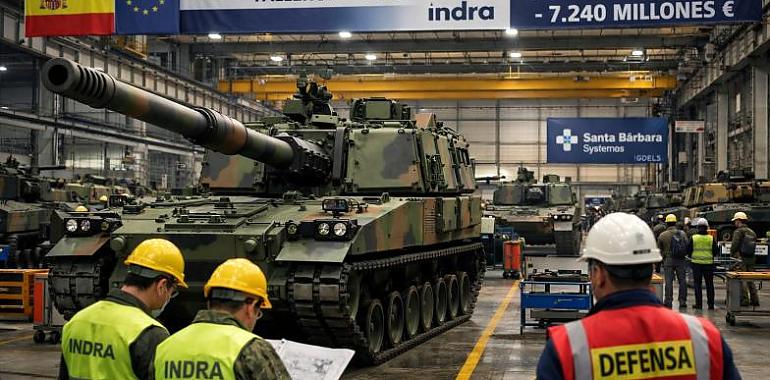 Defensa cierra filas con Indra y desata la guerra judicial por los blindados en Asturias: 7.240 millones en juego y Gijón como epicentro industrial