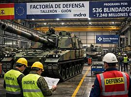 Defensa cierra filas con Indra y desata la guerra judicial por los blindados en Asturias: 7.240 millones en juego y Gijón como epicentro industrial
