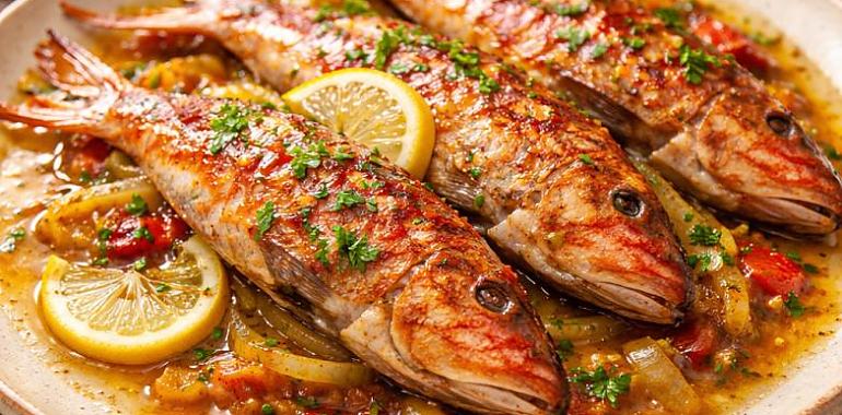 Recetas de una abuela asturiana: Salmonete al rescoldo con sidra y miel (pero sin andar con pamplines nin modernismos raros)