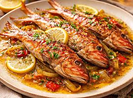 Recetas de una abuela asturiana: Salmonete al rescoldo con sidra y miel (pero sin andar con pamplines nin modernismos raros)