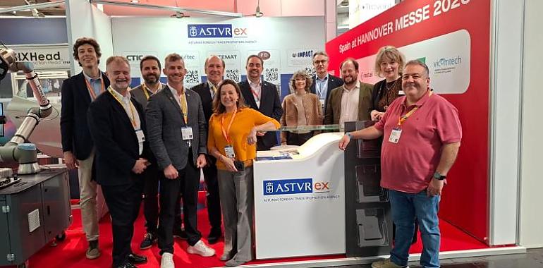 Asturias pisa fuerte en la gran liga industrial: cinco empresas se exhiben en Hannover Messe, el escaparate mundial de la nueva industria