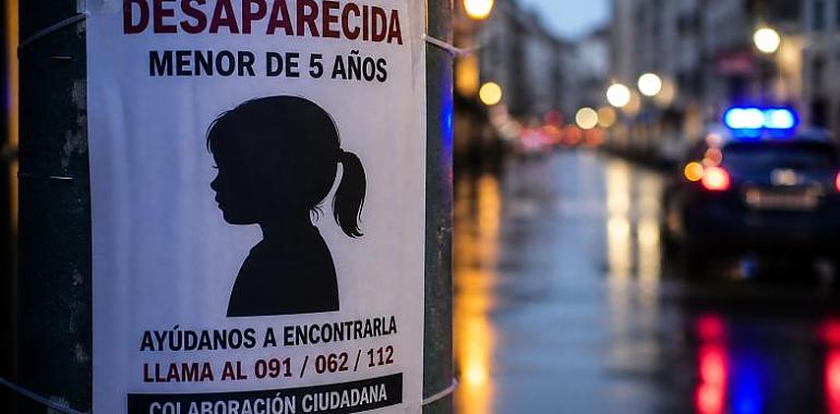 Máxima alerta en Oviedo: Interior activa la búsqueda urgente de una niña de 5 años sustraída tras una agresión en un centro supervisado