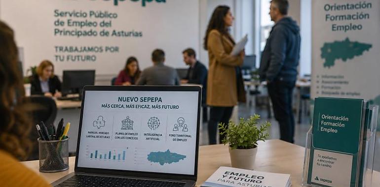 Asturias prepara la mayor transformación del SEPEPA en dos décadas: inteligencia artificial, planes locales y un nuevo mapa laboral para combatir el paro