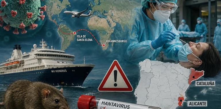 El hantavirus llega a España: Sanidad activa la alerta tras detectar un caso sospechoso en Alicante y otro contacto estrecho en Cataluña