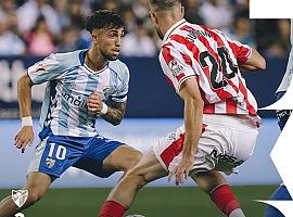 Los rojiblancos caen en La Rosaleda tras adelantarse en el marcador (2-1)