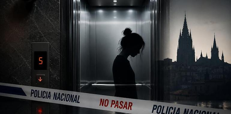 Misterio en el corazón de Oviedo: una joven aparece muerta dentro del ascensor de su edificio y las cámaras captan sus últimos minutos