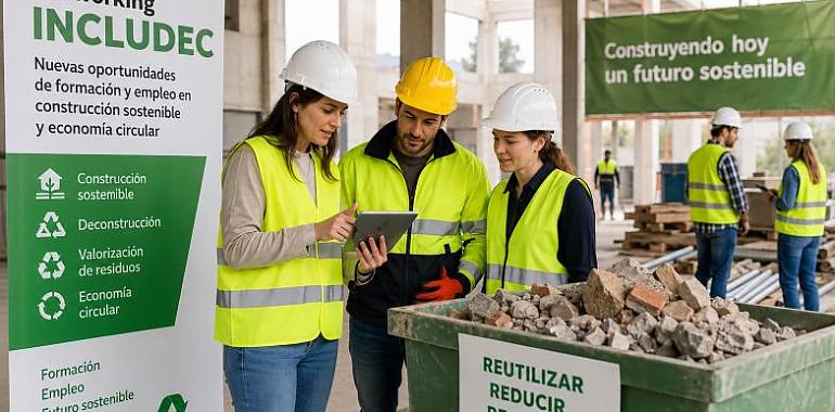 Asturias busca trabajadores para la construcción sostenible: empresas y alumnos se citan en Langreo para cubrir empleos con cada vez más demanda