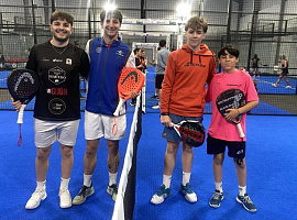 Los infantiles Jowy Ranera y Christian Riesgo arrollan en el III Magna Dea-Todo Tu Pádel
