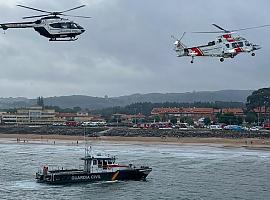 El mar retiene a un joven de 19 años en Salinas: helicópteros, drones y patrulleras rastrean ya hasta 9 kilómetros de costa