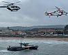 El mar retiene a un joven de 19 años en Salinas: helicópteros, drones y patrulleras rastrean ya hasta 9 kilómetros de costa