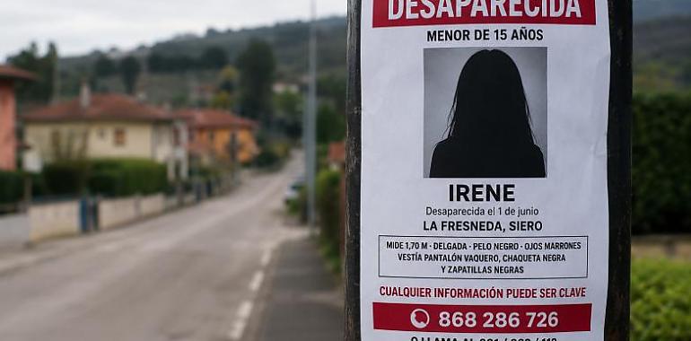 Máxima preocupación en La Fresneda por la desaparición de Irene, una menor de 15 años